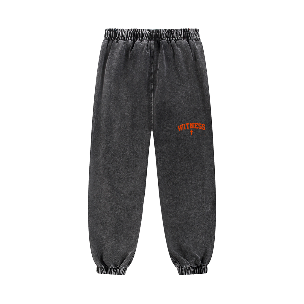 WITNESS Snow Wash Joggers
