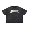 “JESUUUUUS!” (Reese McDonald) Acid Wash Oversized Cotton T-Shirt