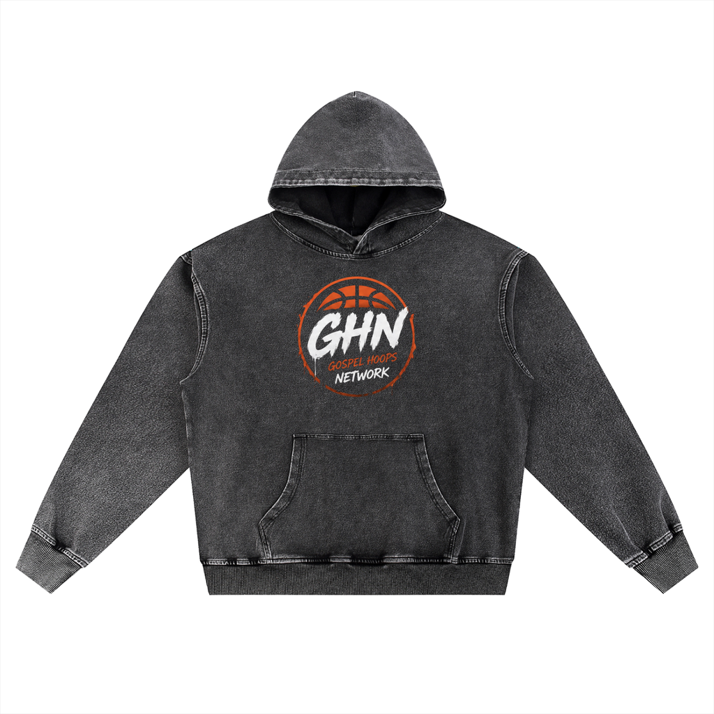 WITNESS Snow Wash Oversized Hoodie