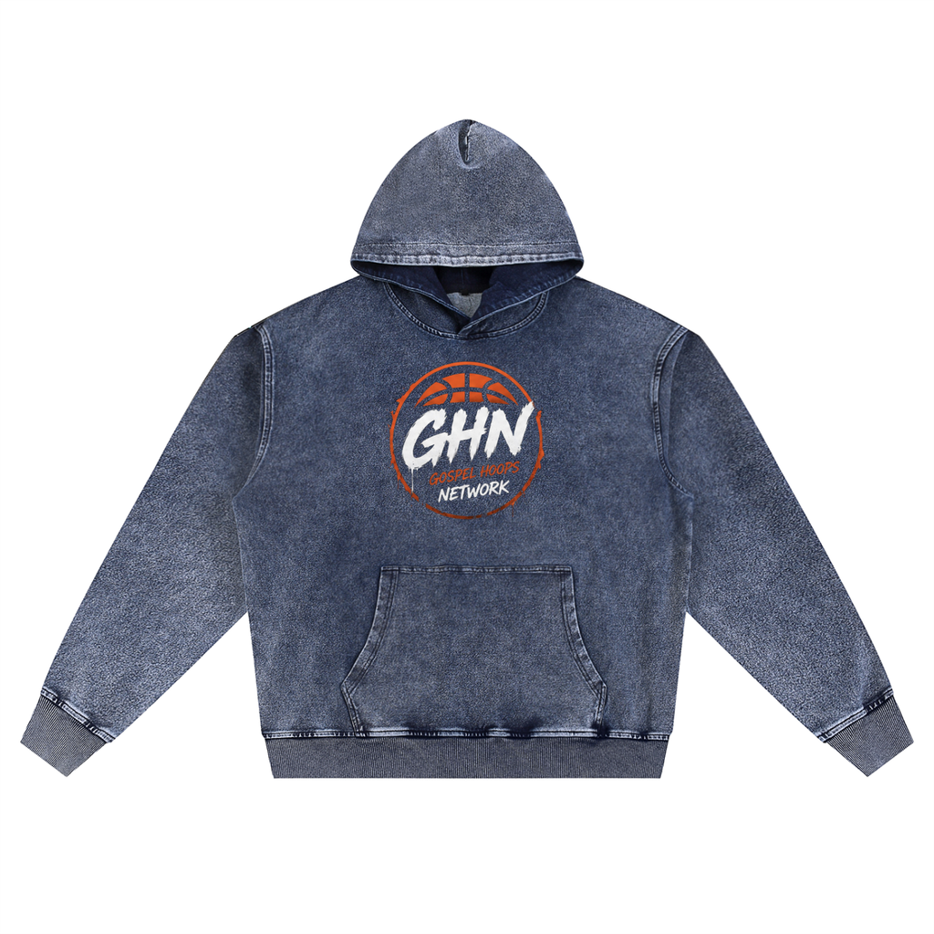 WITNESS Snow Wash Oversized Hoodie