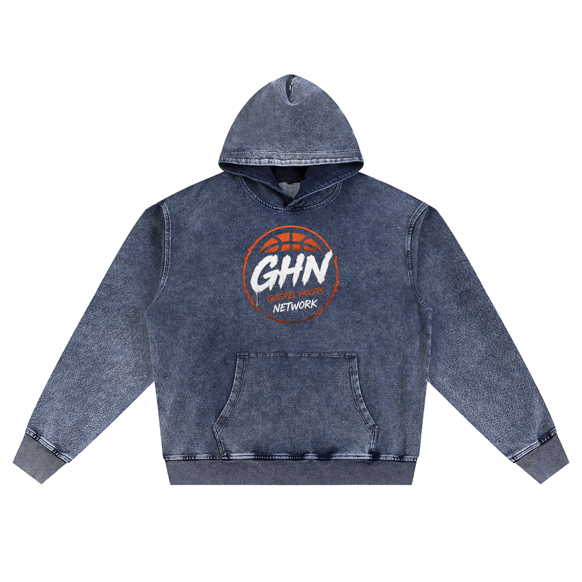 WITNESS Snow Wash Oversized Hoodie